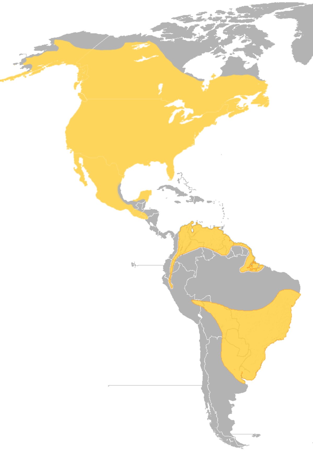 Great Horned Owl habitat map